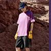 Li Ning T Shirt Unisex Gray Purple AHSU255-2