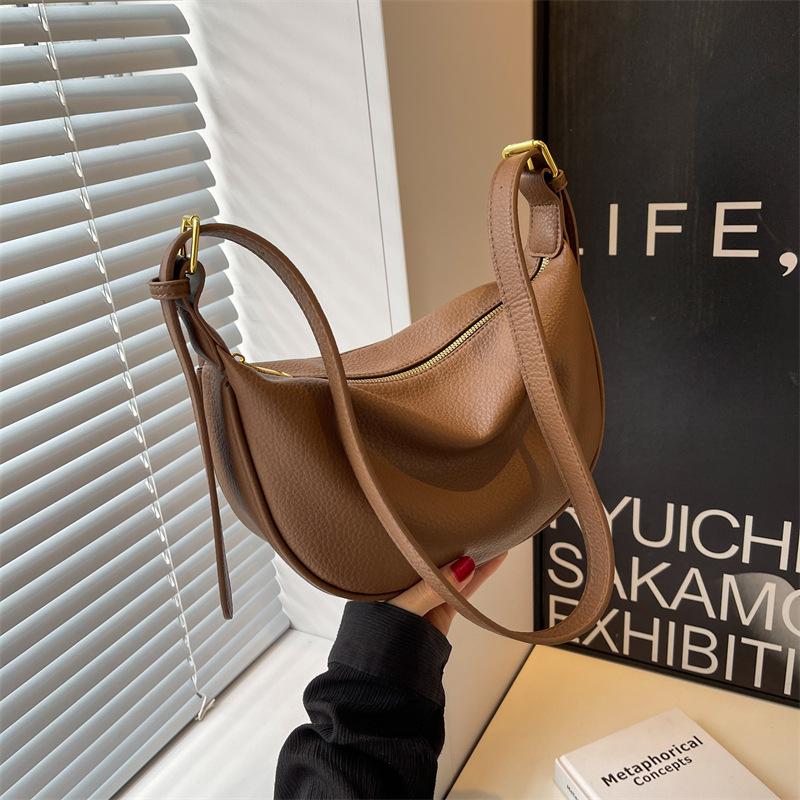 

2025 Women’s Retro Crossbody Bag – High-End, Versatile, Fashionable, Casual Dumpling Style for Autumn & Winter