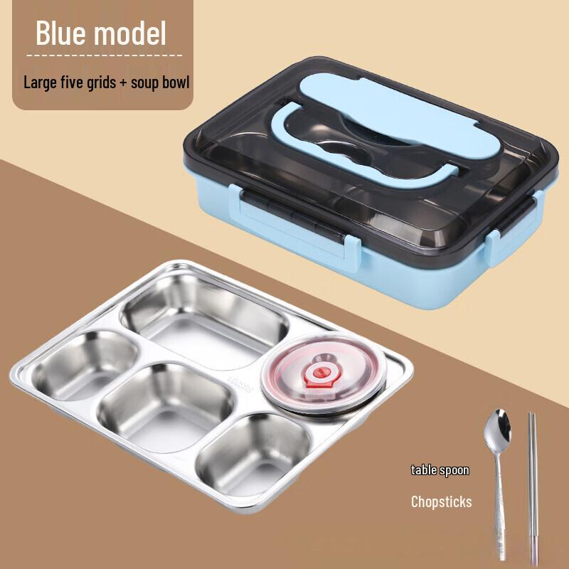 Baichunbao 304 Stainless Steel Divided Sealed Lunch Box