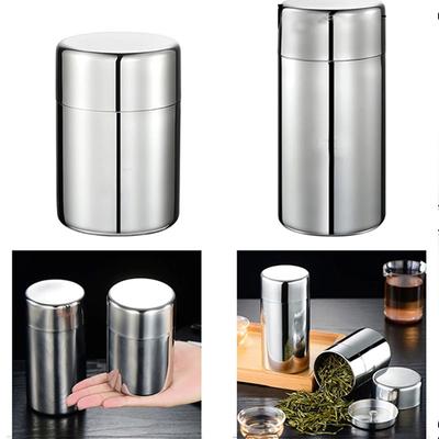 Stainless Steel Tea Jar Large Capacity Sealed Tea Can Hiqh Quality Tea Tin  for Home&Travel