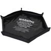 Quick Camp Fire Spatter Outdoor Fire Easy Cleanup of Ashes and Ashes Sheet, Sheet, BBQ, Hexagonal, Heat-Resistant, Flame-Retardant, Fireworks, Pit,