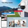 4K 8MP PTZ IP Outdoor 50X Zoom WiFi Surveillance Camera 120M IR Distance Security Protection Metal Shell Smart CCTV Cam