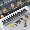 Heavy Duty Wall Mounted Screw Storage Box Organizer with Tools Rack Pliers Bracket for Garage Workshop and DIY Projects