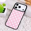 Cute Polka Dots Pink Pattern Phone Case for iPhone 17 Air 16 15 11 12 14 13 Pro Max Shockproof Cover