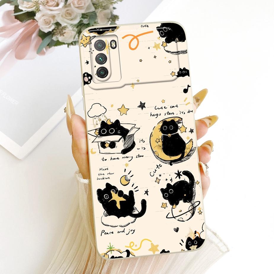For Xiaomi Poco M3 Case PocoM3 Pro Cool Owl Dragon Painted Cover Soft TPU Matte Phone Case For Xiaomi Poco M3 Pro 5G Fundas Bags