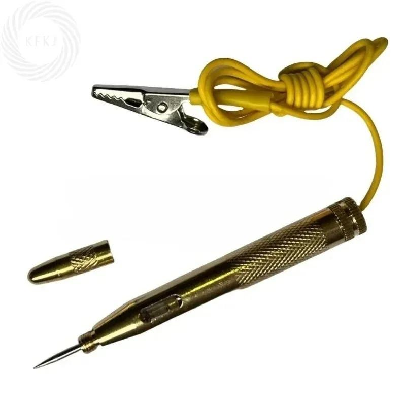 Car Circuit Fuse Voltage Tester A Set DC 6V/12V/24V for Test Light Probe Pen Cable and Clip Circuit Tester 1pcs