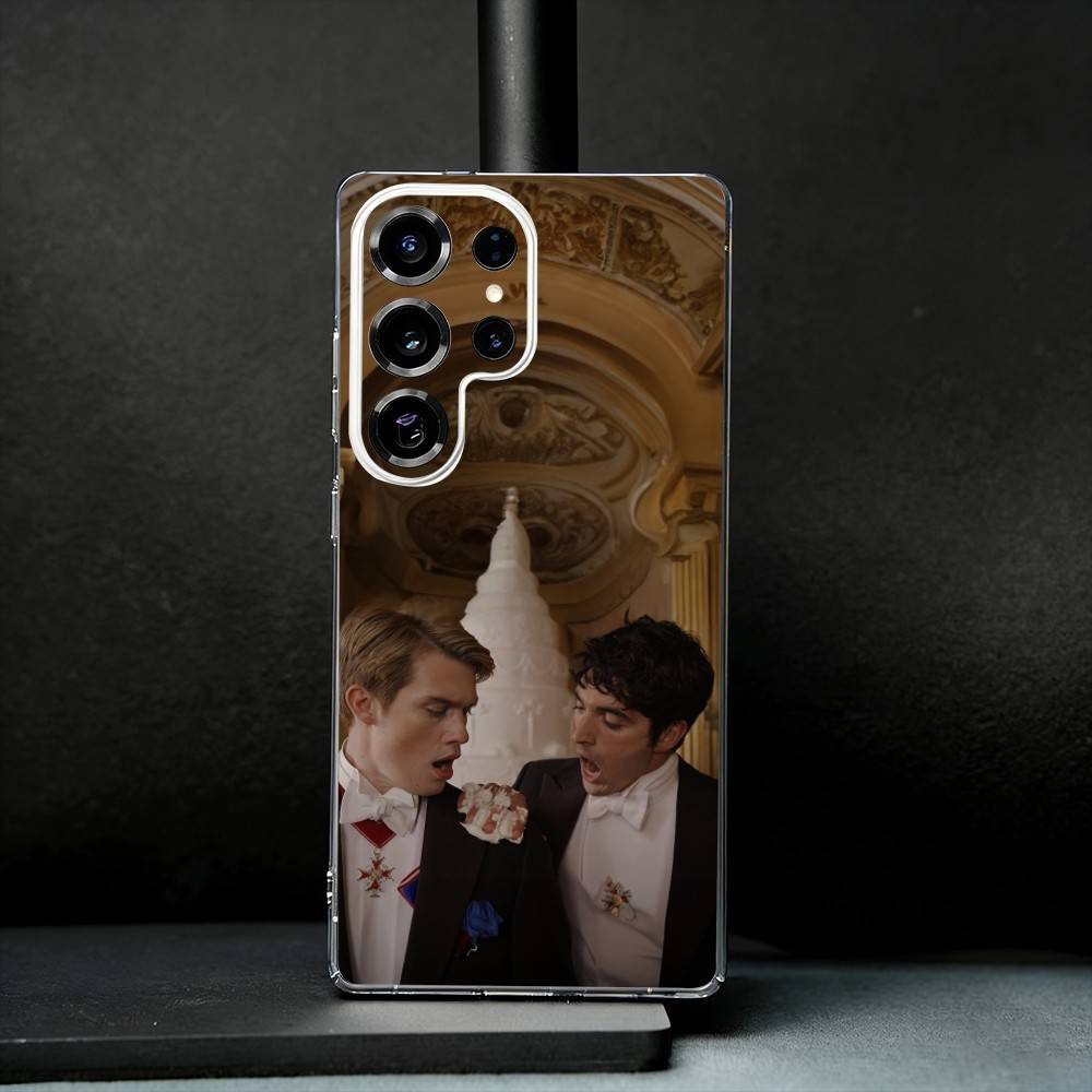 

R-Red W-White and royal blue Phone Case For Samsung S25,S24,S21,S22,S23,S30,Ultra,S20,Plus,Fe,Note,10,9,5G Transparent Cover Samsung S20plus5G
