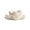 Tray Ceramic Lotus Candle Holder Meditation Decorative Flower Candlestick Vintage Artistic Zen Style Candle Cup Indoor Use