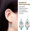 Wassertropfen Ohrring Hängender Schmuck Dekor Geschenk Körperschmuck Aushöhlen Hängender Ohrhänger Zierde Geometrische Böhmische Ohrringe
