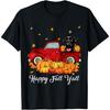 Happy Fall Y'all Labrador Retriever Dog Truck Pumpkin Autumn T-Shirt