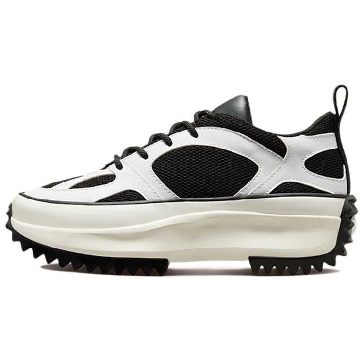 

Converse Run Star Veloz Ox Low Top White Black Egret Unisex Platform Sneakers 171663C EU 43