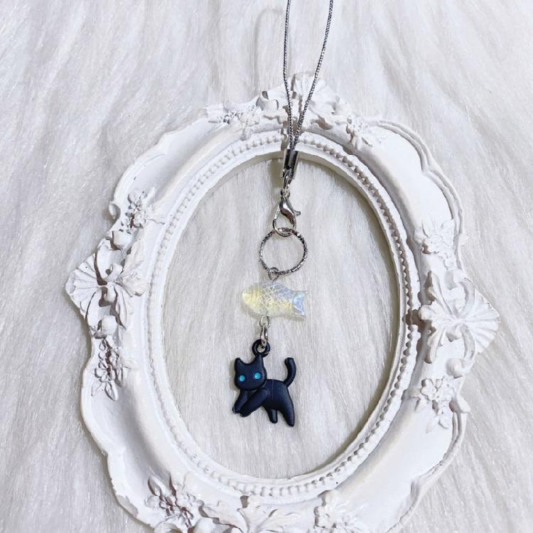 Fashion Keychain Pendant Multipurpose Phone Accessory Acrylic Alloy Texture Suitable for Students Professional Present