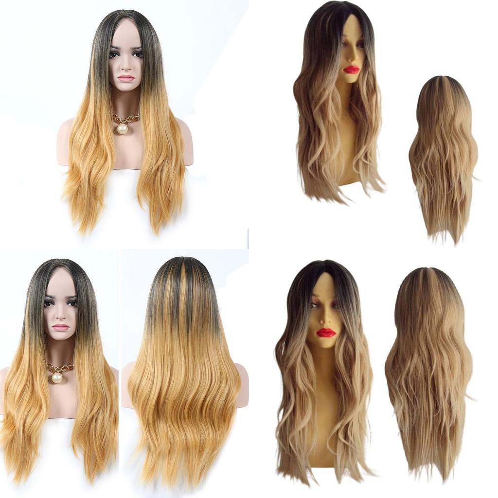 Luxurious Fashion Cosplay Hair Wig For Women With Long Straight And Curly Styles