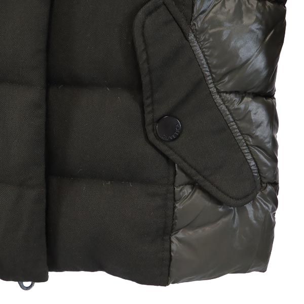 DUVETICA Down Switch Long sleeve Real fur Down jacket 42 Khaki Women Used