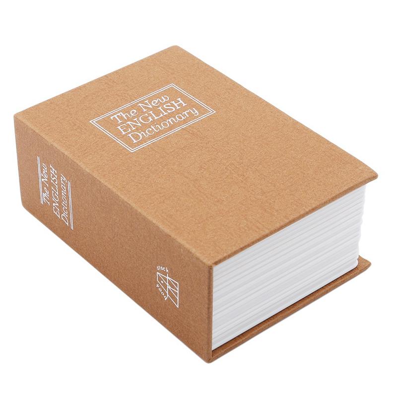 Dictionary Mini Safe Box Book Money Hidden Secret Security Safe Lock Cash Money