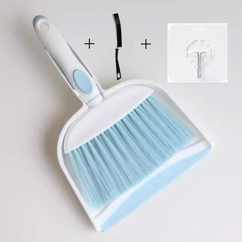 Mini Broom and Dustpan Set Table Dining Table Crumb Sweeper Soft Bristles Multipurpose Desktop Cleaning Tools for Home