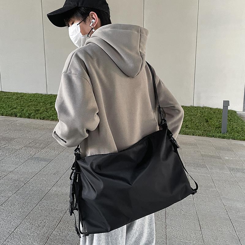 2025 New Large-capacity Japanese Tooling Diagonal Span Bag Men's Messenger Bag Functional Wind Shoulder Bag Men's and Women's Messenger Bags