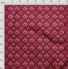 oneOone Cotton Flex Carmine Red Fabric Ethnic Bandhani Craft Projects Decor Fabric Printed By The Yard 40 Inch