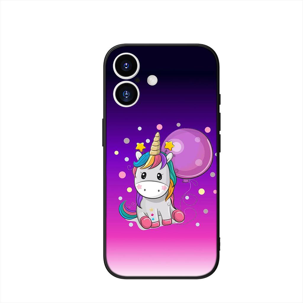Pink Unicorns Rainbow Cover Phone Case for Samsung Galaxy S25 S23 S22 S24 FE Ultra Plus A56 A05 A06 A15 A16 A57 S7 Edge