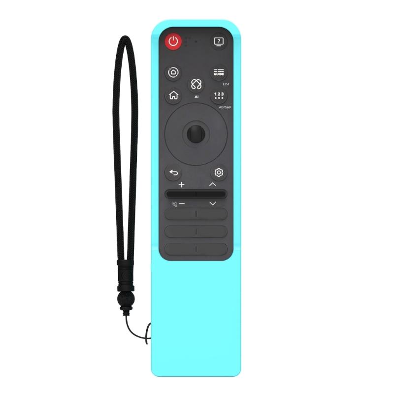 

Comfort Grips Silicone Skin Case For MR25GA Remote Controller AntiDrop Protections Smooth Texture синій
