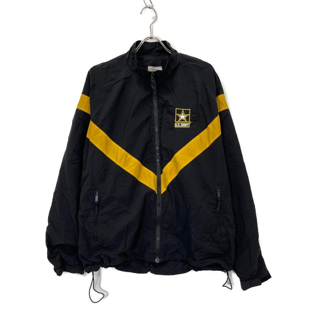U.S.ARMY Black X Yellow APFU Nylon Jacket Jacket L blackUsed