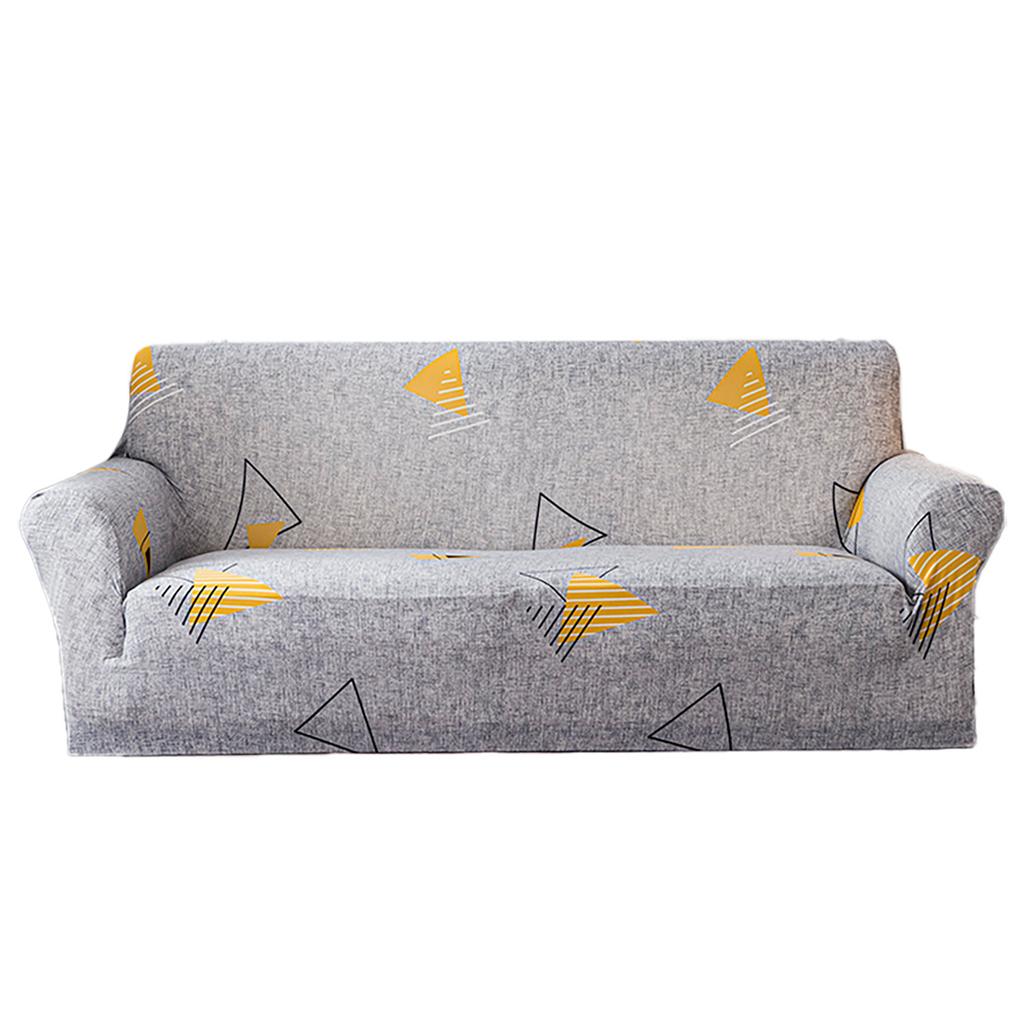 Milchseide Einfarbig Sofabezug Alles in Einem Einfarbig Lazy Sofabezug Elastischer Einteiliger Sofabezug