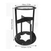 Manual Log Wood Splitter High Strength Carbon Steel Cross Blade Hand Camping Firewood Splitter