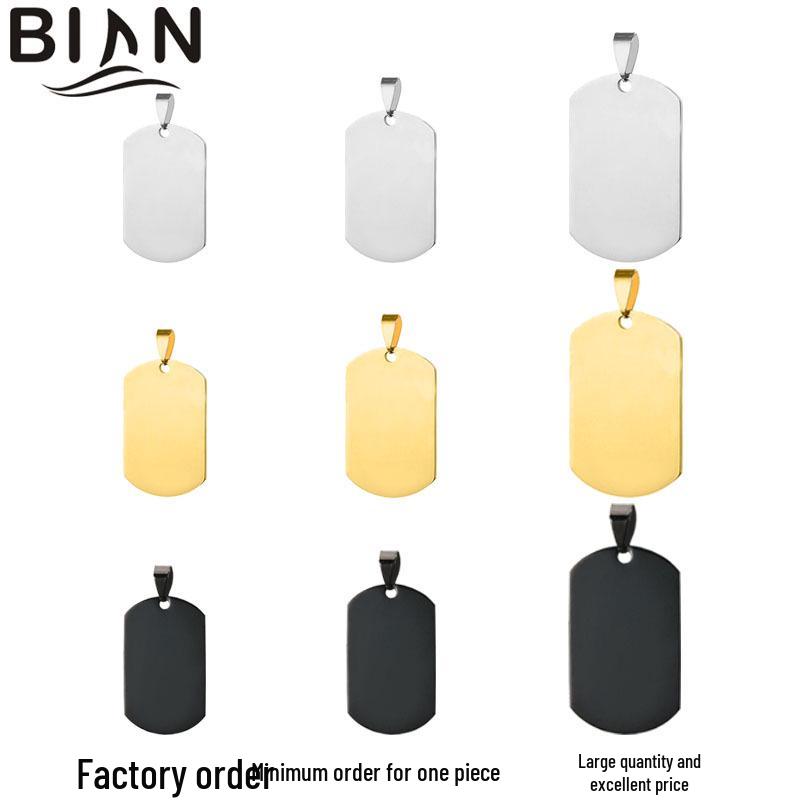 Персонализированный кулон-жетон для собаки из нержавеющей стали с лазерной гравировкой Steel 36mm