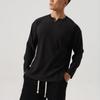 Men's Quick-Dry Striped V-Neck Long Sleeve Loose Fit Sweatshirt