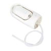 Collapsible Water Pump Foldable Bottle Dispenser Universal USB Charging Safe for Outdoor Camping Milky White with