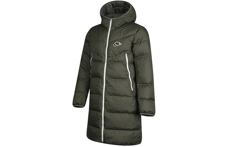 Nike Down Jackets Men's Army Green Hooded Moderate Other CU4409-380