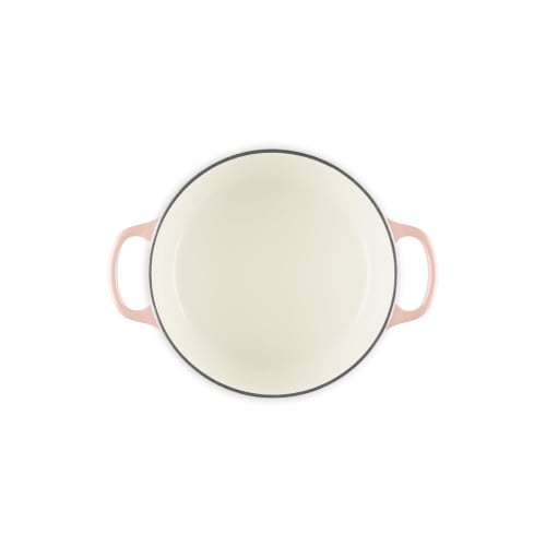Le Creuset Signature Cocotte Ronde 22 cm Cast Iron Enamel Pot, P?ch, Gas, Induction, and Oven Compatible [Official Japanese Product]