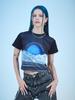 DILETTANTISME Moon Graphic Crop T-Shirt Ver.2