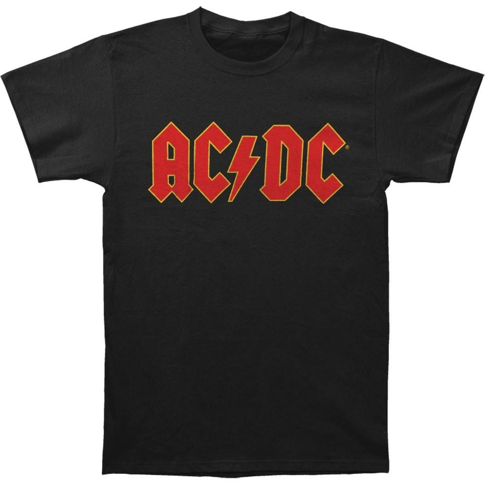 AC/DC Logo T-shirt Small Black Unisex T-Shirt S