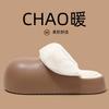Cotton Shoes Are Waterproof for Winter Outer Wear, Non-slip for Outdoor Use, Warm and Cute Thick-soled Plush Outer Slippers.