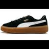 Women Black Low Top Platform Sneakers Split Leather 363559-02