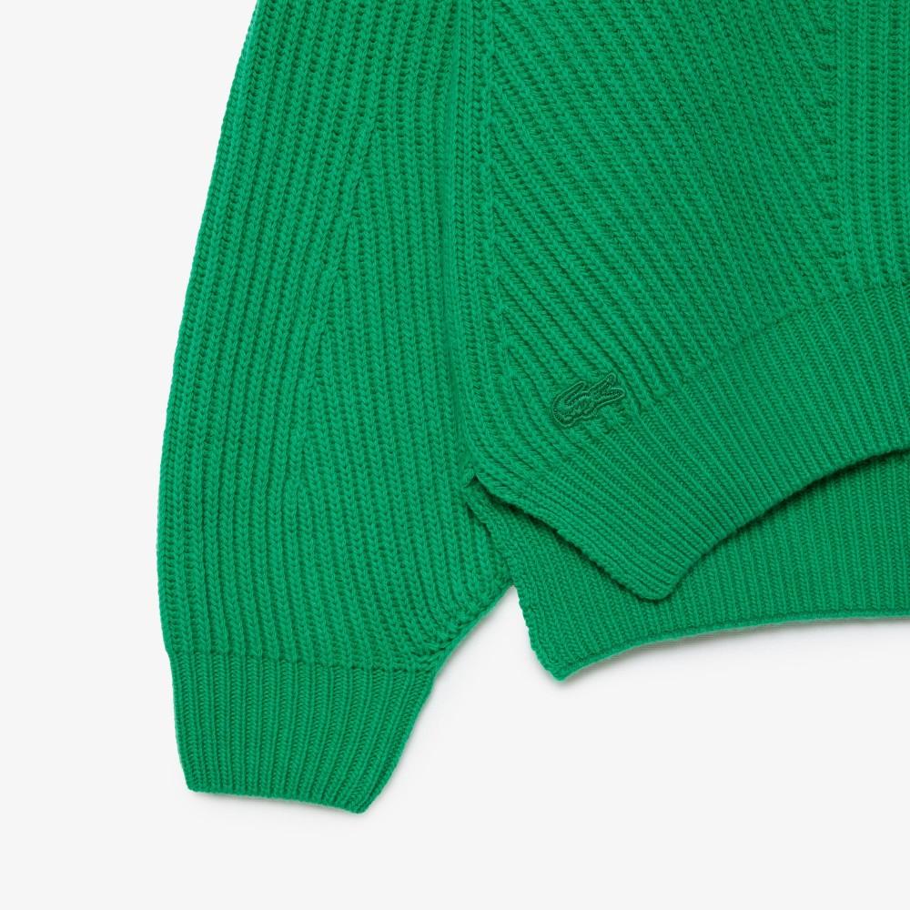 Lacoste Women's 3D Half-Zip Sweater AF2528-54NLDM
