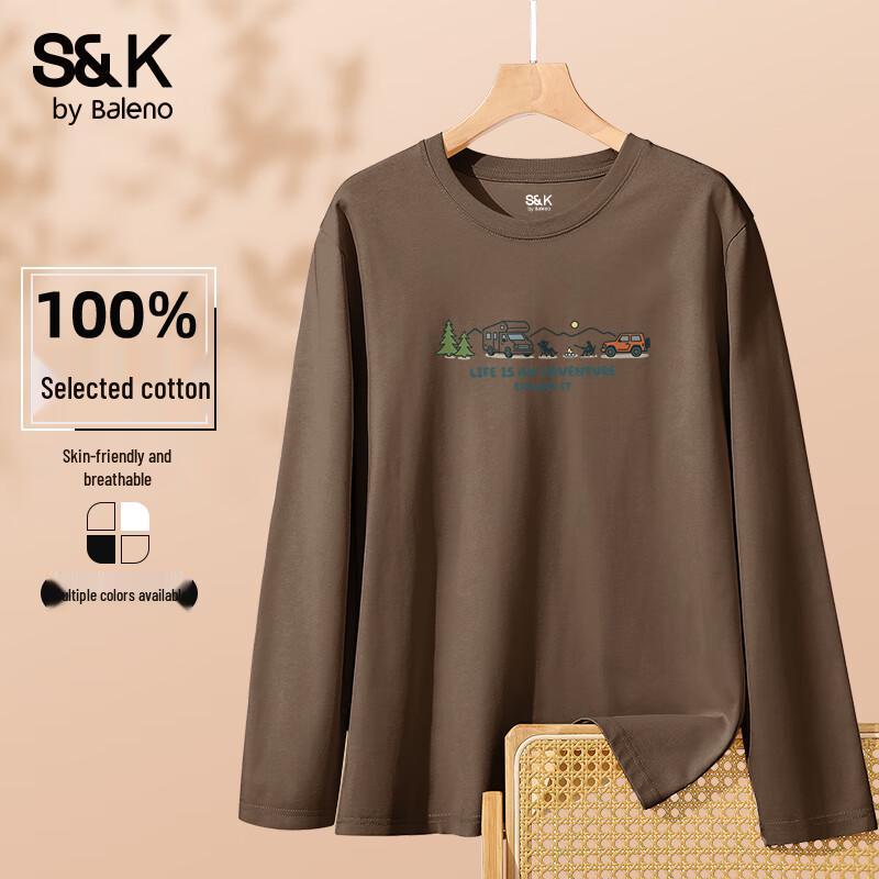 Baleno Men s S&K Series Heavy Cotton Long Sleeve T-Shirt 5XL