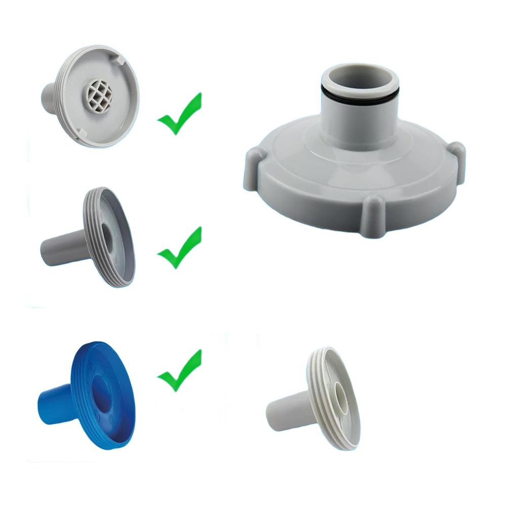 80mm auf 32mm Poolschlauchadapter PVC Ersatz Poolschlauchadapter Verbinder für Intex Poolverbinder