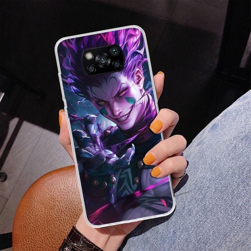 Huner X-Hunters Hisoka Phnoe Case for Xiaomi Poco X5 X6 X7 Pro X4 Gt F7 Ultra M8 M7 Redmi 15C 15 13C 13 12C 12 Unique Cover Coqu