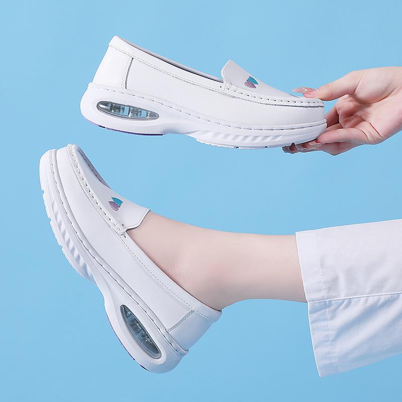 Autumn Fashion Women Slip on Platform Wedges Comfortable Non-slip Nurse Shoes Work Footwear Plus Size Shoes for Women 36-42