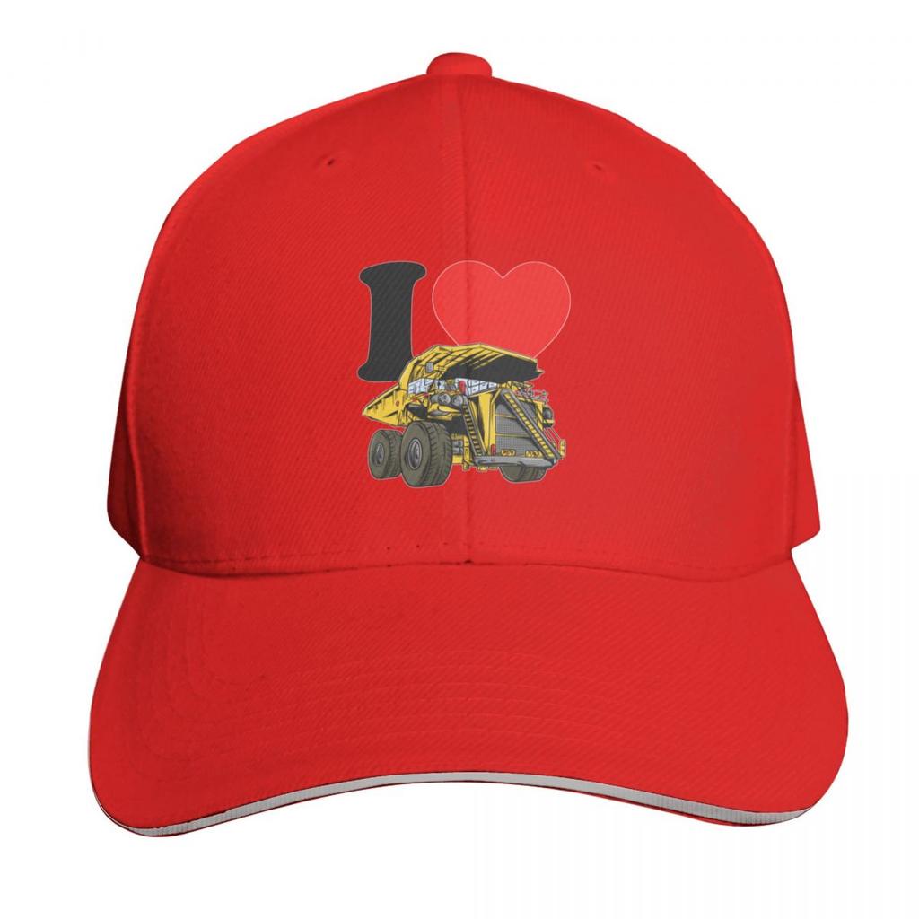 I Love Dump Truck Baseball Cap Luxury Women Cap Brand Unisex Cap Streetwear Fishing Caps Unisex Hats For Women Unisexs