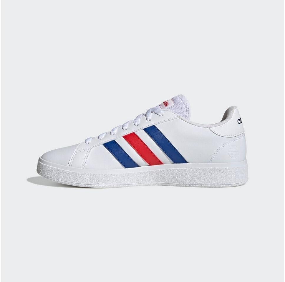 Adidas Grand Court Base 2.0 Sneakers Cloud White/ Royal Blue/ Vivid Red