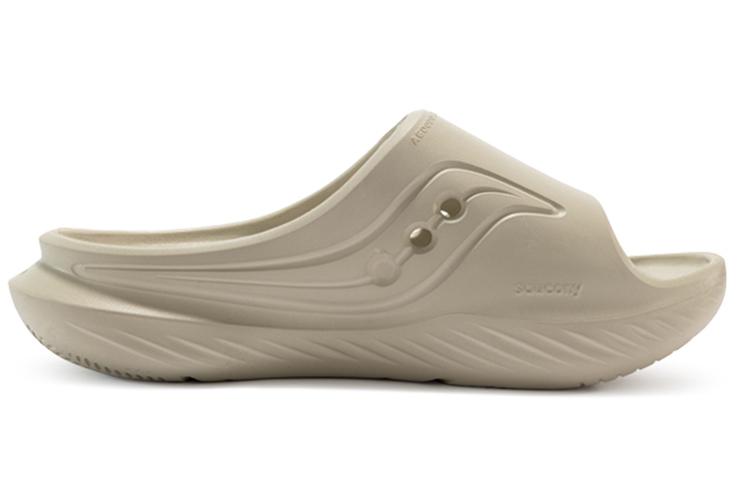 Men's Slippers Saucony Cradle Slip Resistant Abrasion Resistant Casual Slippers Unisex Beige