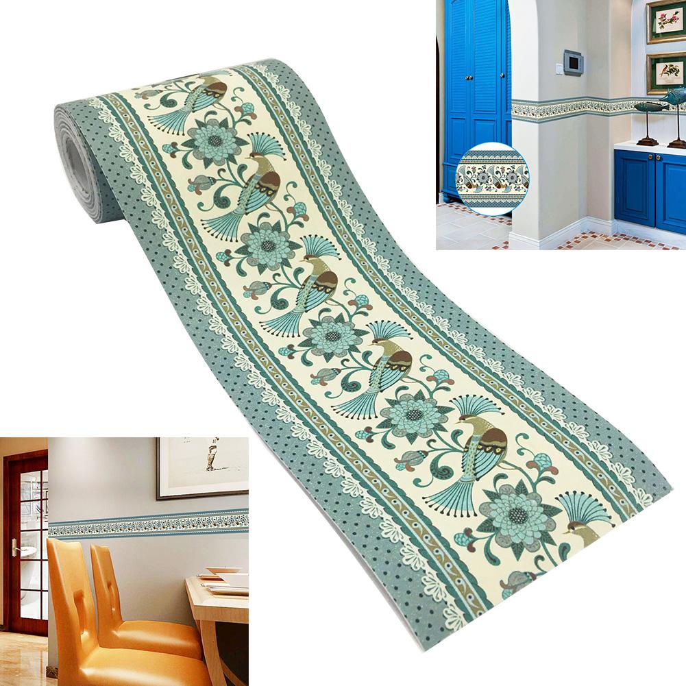 Buy Border Wall Sticker DIY Decal Waterproof Decor Floral at affordable