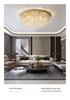Modern Crystal Ceiling Lamp - Warm, Romantic, Simple, Atmospheric Design for Bedroom and Living Room