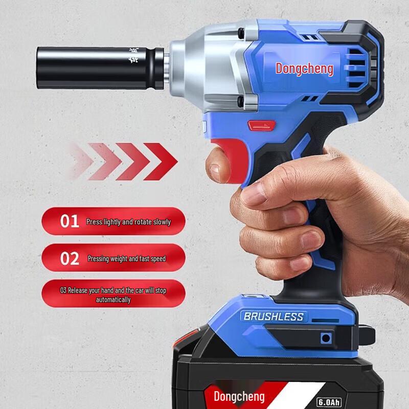 Dongcheng DCPB298 20V Brushless Cordless Impact Wrench CN plug (adapter included)