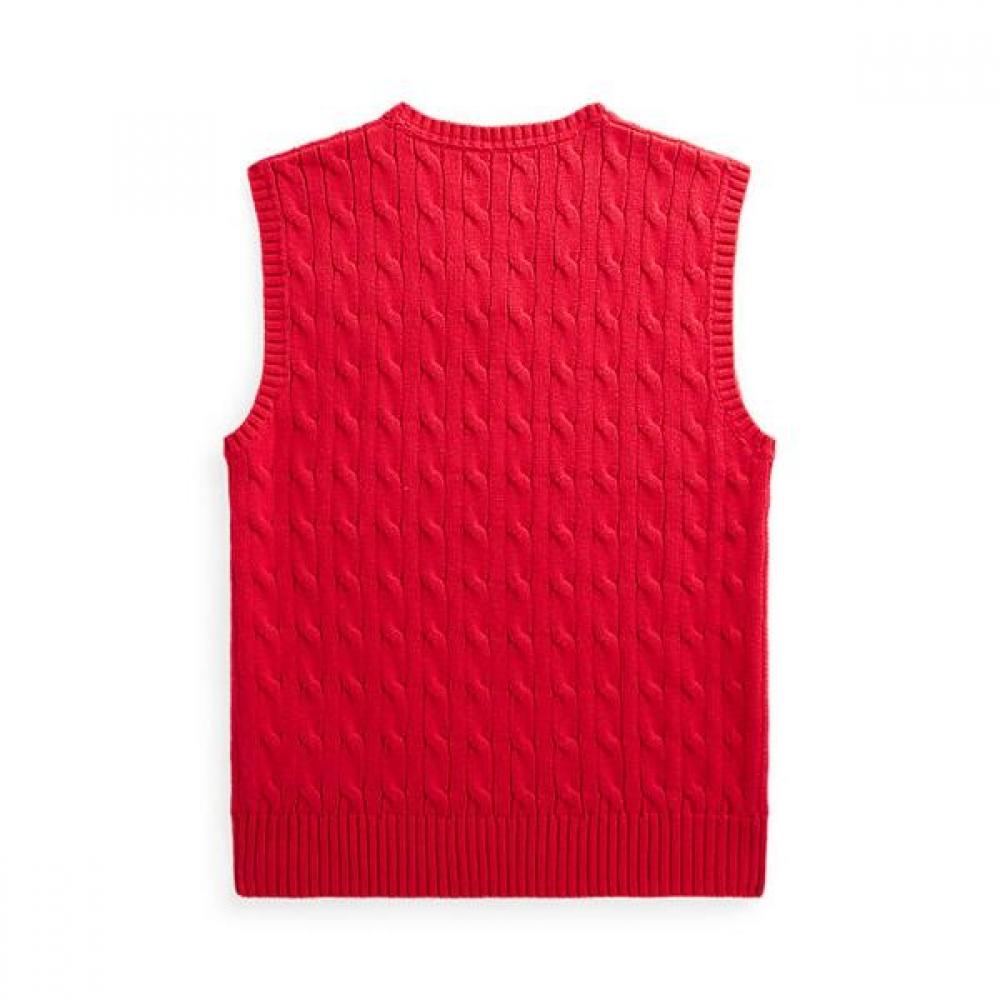 Polo Kids Boys Cable Knit Cotton Sweater Vest 8 18 Cwposwey6820407600
