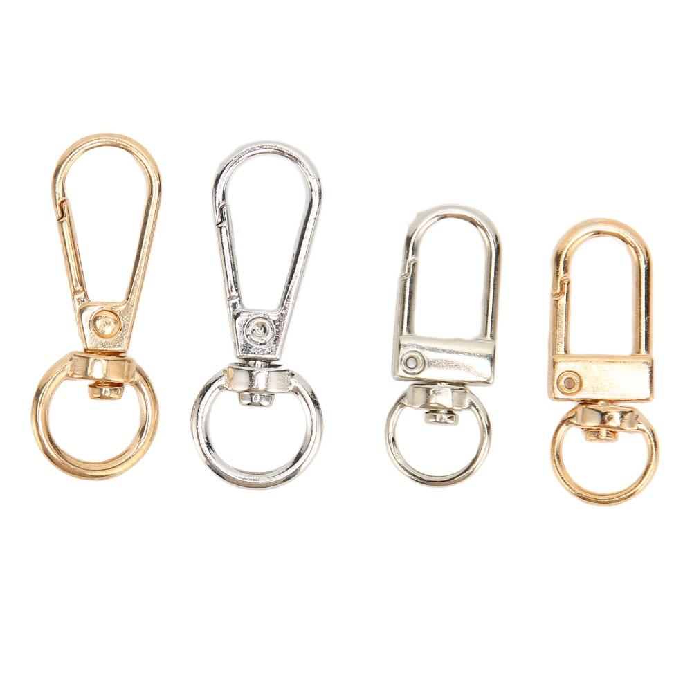 40pcs Purse Making Gold Lobster Clasps Silver 41×36MM Swiveling Clasps 34×13MM Zinc Alloy Lobster Claw Clasps Packpack,