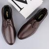 Herren Freizeitschuhe Mode Echtes Leder Herrenschuhe Büro Oxfords Business Kleiderschuhe Mokassins Herren Fahrschuhe Weiche Slipper